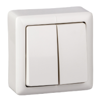 Выключатель ХИТ ВА56-232-б 2-кл.Белый