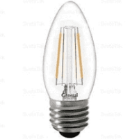 Лампа General свеча E27 8W 2700K 2K 35x96 филамент (нитевидная), прозр 649974
