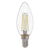 ЛампаGeneral свеча E14 12W 4500K 4K 35x98 филам. (нитевидная) прозр.GLDEN-CS-12-230-E14-4500 650009