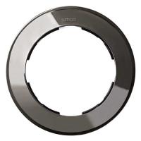 Симон 88610-35 Рамка 1-пост кругл.Воронен.сталь