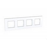 Уника 2.708.18 рамка 4-мест Белая
