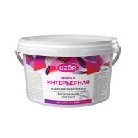 Узор Краска 3,0  кг для стен/потолков