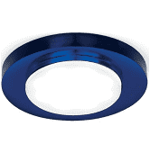 Светильник Gauss Tablet GX203 круг кристалл/синий GX53 1/50