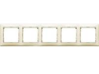 Легранд 774355 Рамка 5-пост Кремовая