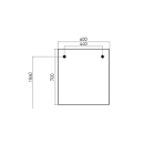 АВРОРА/ ЭЛЕГАНС 60*100 Зеркало универс.крепеж