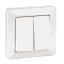 Выключатель ХИТ ВС56-234-б 2-кл. скр. Белый