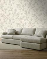 201507Е Обои Solo Grace Ветка серебристая на беж.фоне к E201607Комп.винил на флиз.1,06*10 РАСПРОДАЖА