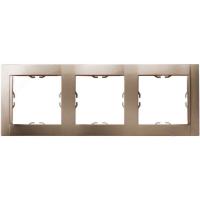 Симон 34630-34 рамка на 3 поста шампань