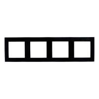 Симон 1500640-032 Рамка 4-пост. чёрная