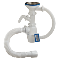 Сифон ОРИО А-4011 3-1/2 40*50 с перел.отводом