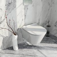 Унитаз подвес PLMR.wc.02 PLAZA MODERN+сиденье микролифтPLMR.seat.02/WHT