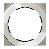 Симон 88612-33 Рамка 1-пост.Квдрат.Хром