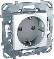 Уника 5.037.18ZD розетка с/з,с з/ш,
