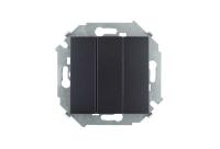 Симон 1591391-038 Выключатель 3-кл. графит