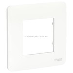 Уника 2.002.18 рамка 1-пост. Белая