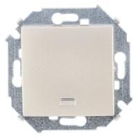 Симон 1591104-034 Выключатель одноклавишный Шампань