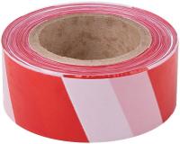 Лента сигнальная красно-белая 70 мм*200м / 11854 / 49-7-205