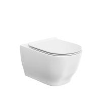 Унитаз MODULA MO.wc.02 подвесной безободковый с крепежом,белый глянцевый