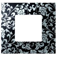 Симон 2700617-804 Рамка-декор 1-пост. Черная Ретро