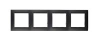 Симон 1500640-038 Рамка 4-пост. ГРАФИТ