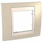 Уника 6.002.567 рамка 1-пост. Хамелеон Песчаный/Беж