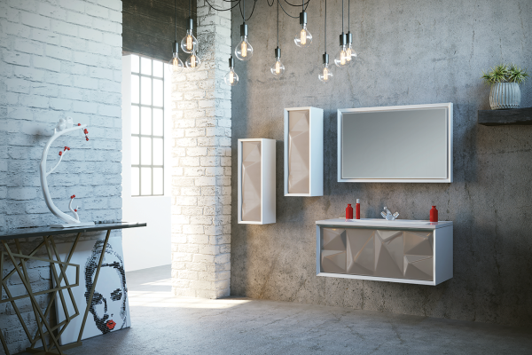 РОМБ 90П (тум+ракElen90) 1 в.я. White/cappuccino