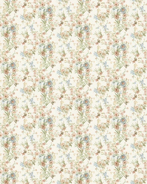 3503-2 Обои Solo/Feerie/мотив цвет.поляна на теплобел.фоне к арт3504-2 компакт.винил на фл. 1,06*10