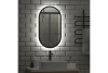Зеркало Прайм черный (Prime Black) 450*800 в мдф раме