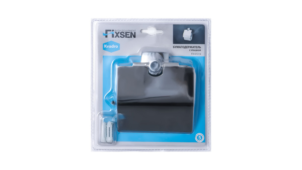 Акс.КВАДРО бумагодерж. с крышкой.FX-61310