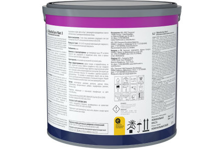 Тиккурила Краска интерьерная Euro Matt 3 А гл/мат,2,7 л