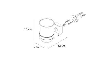 Акс.КВАДРО подст.одинарн.FX-61306