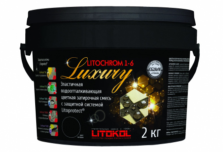 Литохром затирка С670 LUXURY цикламен 2кг РАСПРОДАЖА