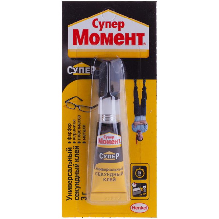 Клей МОМЕНТ Супер 3гр (608976),12шт в мульт/к, ШТ.