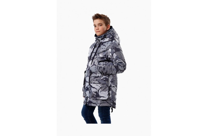 купить Куртка зимняя Alpex КД1050 серый