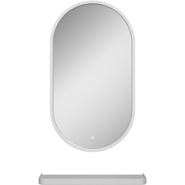 Зеркало Prime white led 450*800 в мдф раме