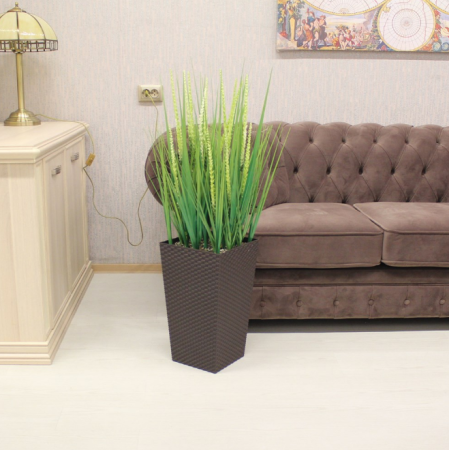 Трава с узким соцветием в больш/высок кашпо КК16-200/148/120