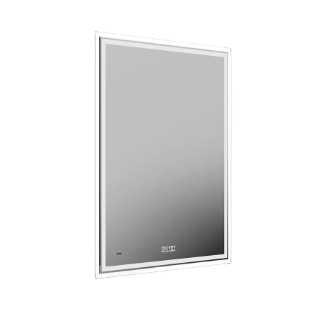 Зеркало TECNO c LED 60 с подсветкой, TE.mi.60 с функцией антизап, белое глянцевое