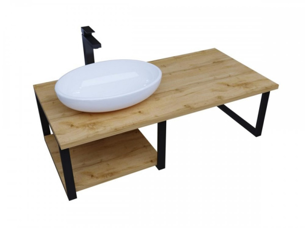 ГРАНЖ ЛОФТ 120 столешница под стир. машину дуб вотан