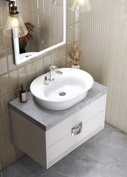 Раковина накладная 60,белая CANALETTO CN.wb.60