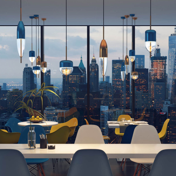 Подвес 4612/5L син/прозр LED 5W Larus