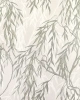 201707E Обои Solo Willow Ива зелен.на св.беж.фоне Комп.винил на флиз 1,06*10мРАСПРОДАЖА