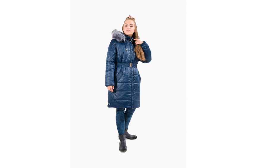 купить Пальто зимнее Alpex КД1061 синий