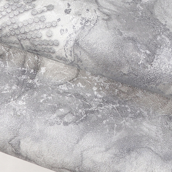 202008 ЕОбои Solo Disco Серый мрамор к E201908 Компактный винил на флизелине 1,06*10 