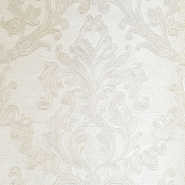 20152AC Обои/Wiganford/Safita/Мотив  дамаск ажурный ваниль Комп. винил на флизе