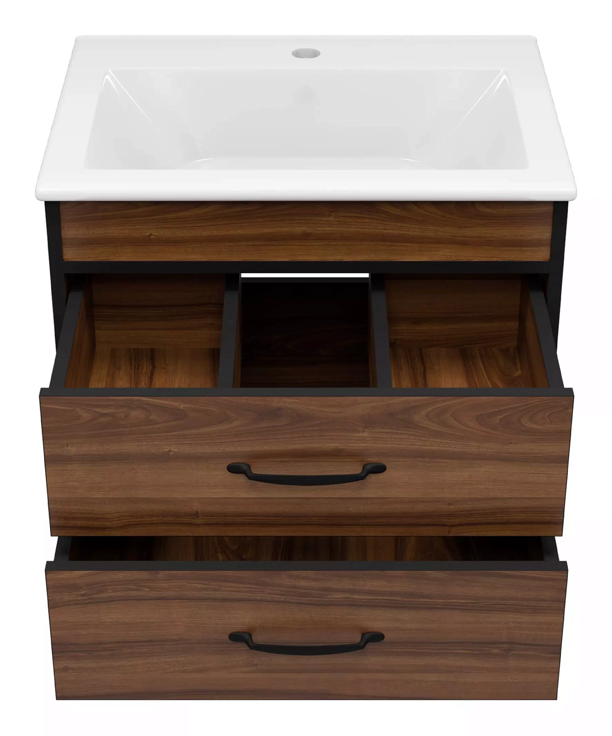 Кедр 60 (Тумба подвесная с 2 ящ.+"Женева" - 60)